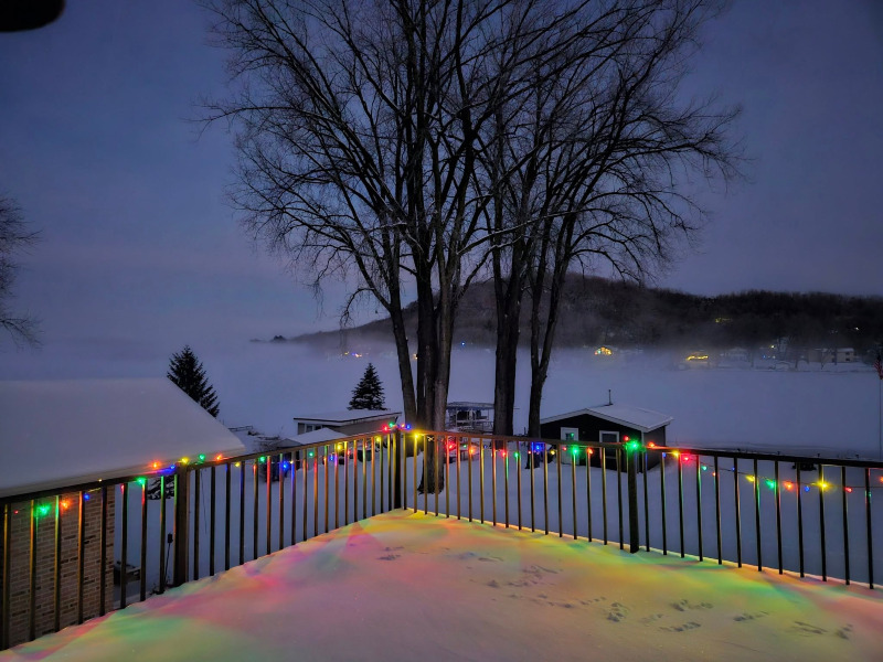 Winter on the lake